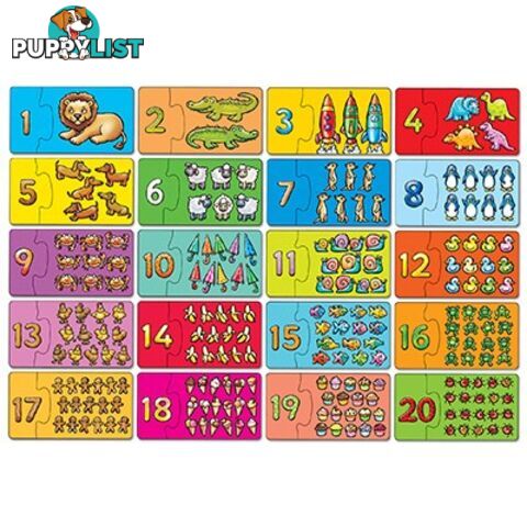 Orchard Toys - Match And Count Jigsaw Puzzle - Mdoc219 - 5011863301345