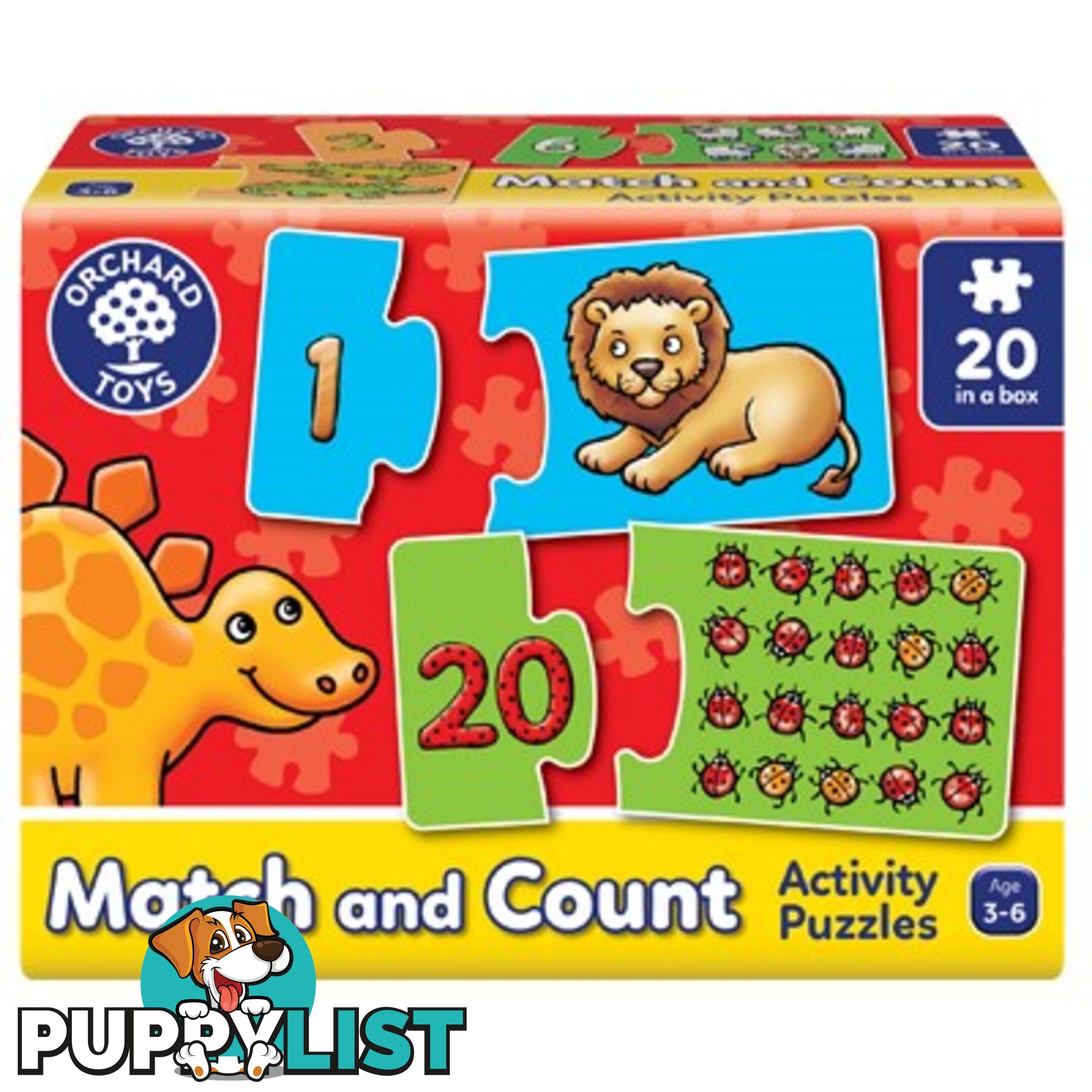 Orchard Toys - Match And Count Jigsaw Puzzle - Mdoc219 - 5011863301345