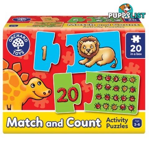 Orchard Toys - Match And Count Jigsaw Puzzle - Mdoc219 - 5011863301345