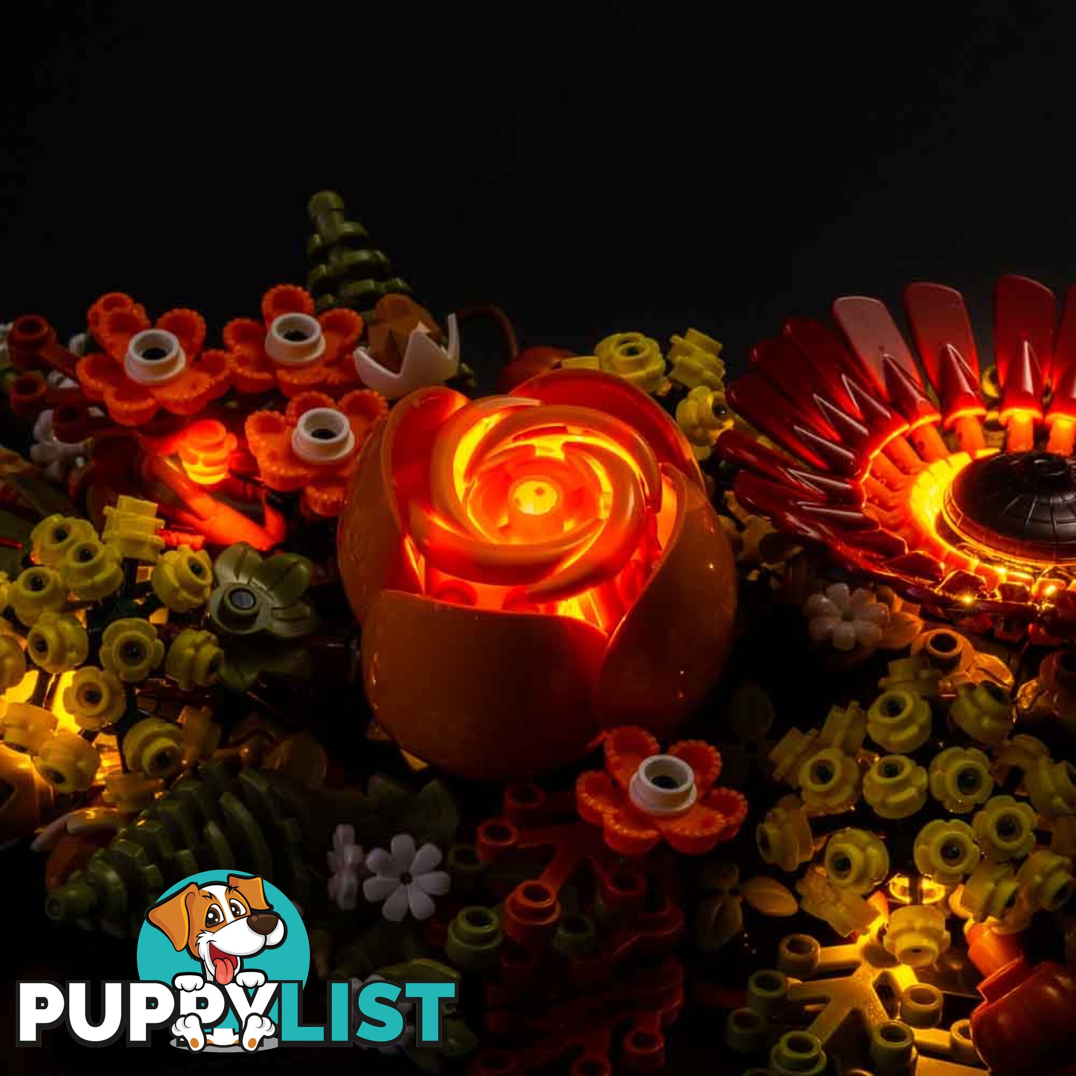 Light Kit For LEGO Dried Flower Centrepiece 10314 - Light My Bricks - Lb75452389387 - 754523893877