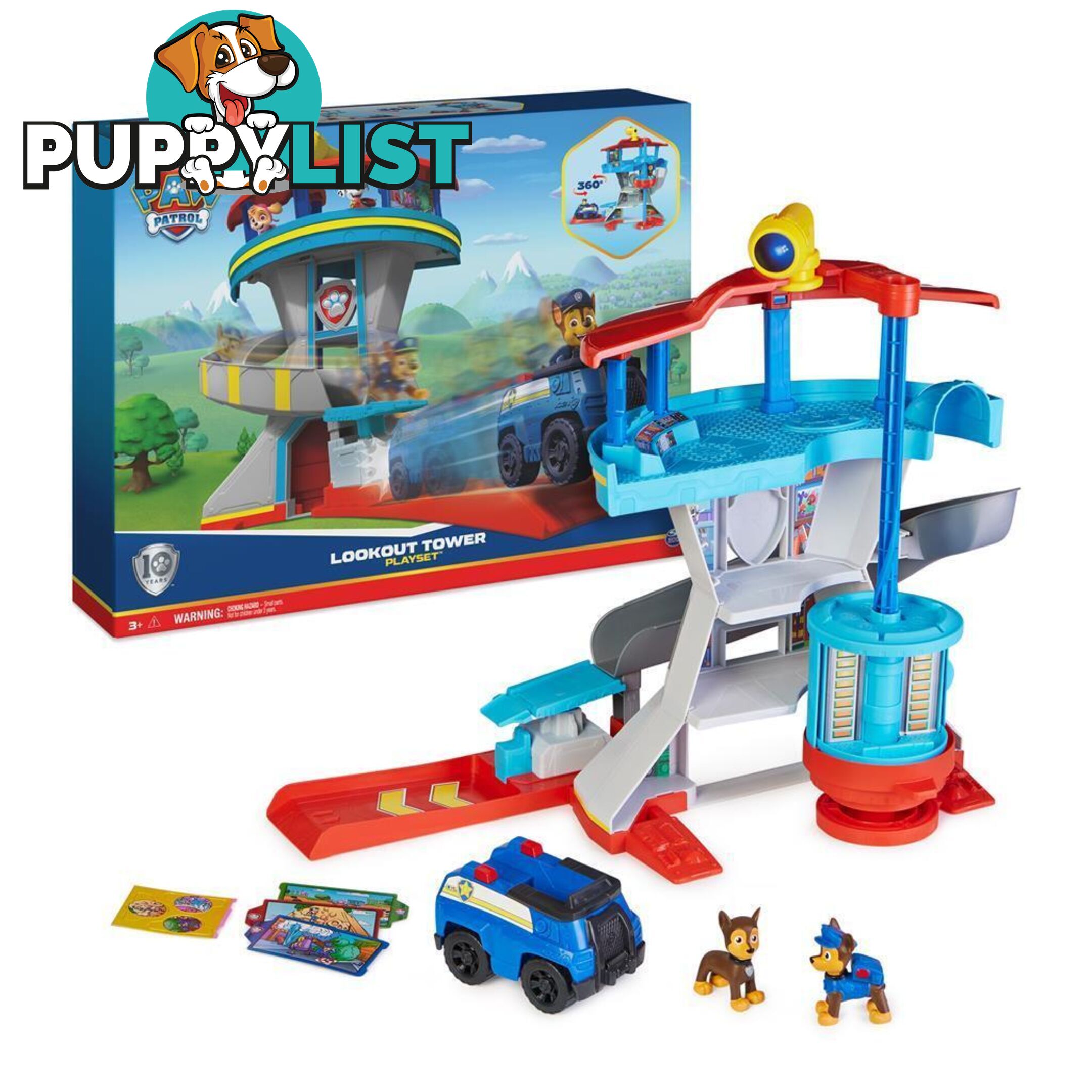 Paw Patrol - Adventure Bay Lookout Tower Playset - Si6065500 - 778988438794