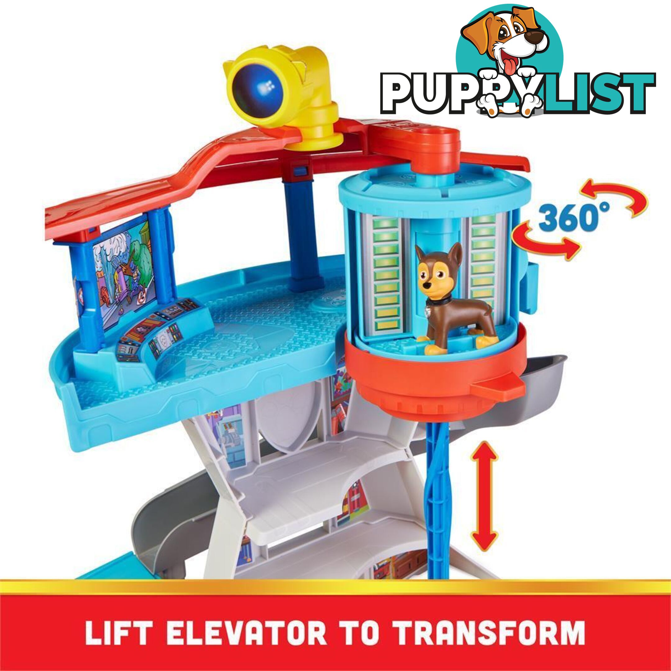 Paw Patrol - Adventure Bay Lookout Tower Playset - Si6065500 - 778988438794