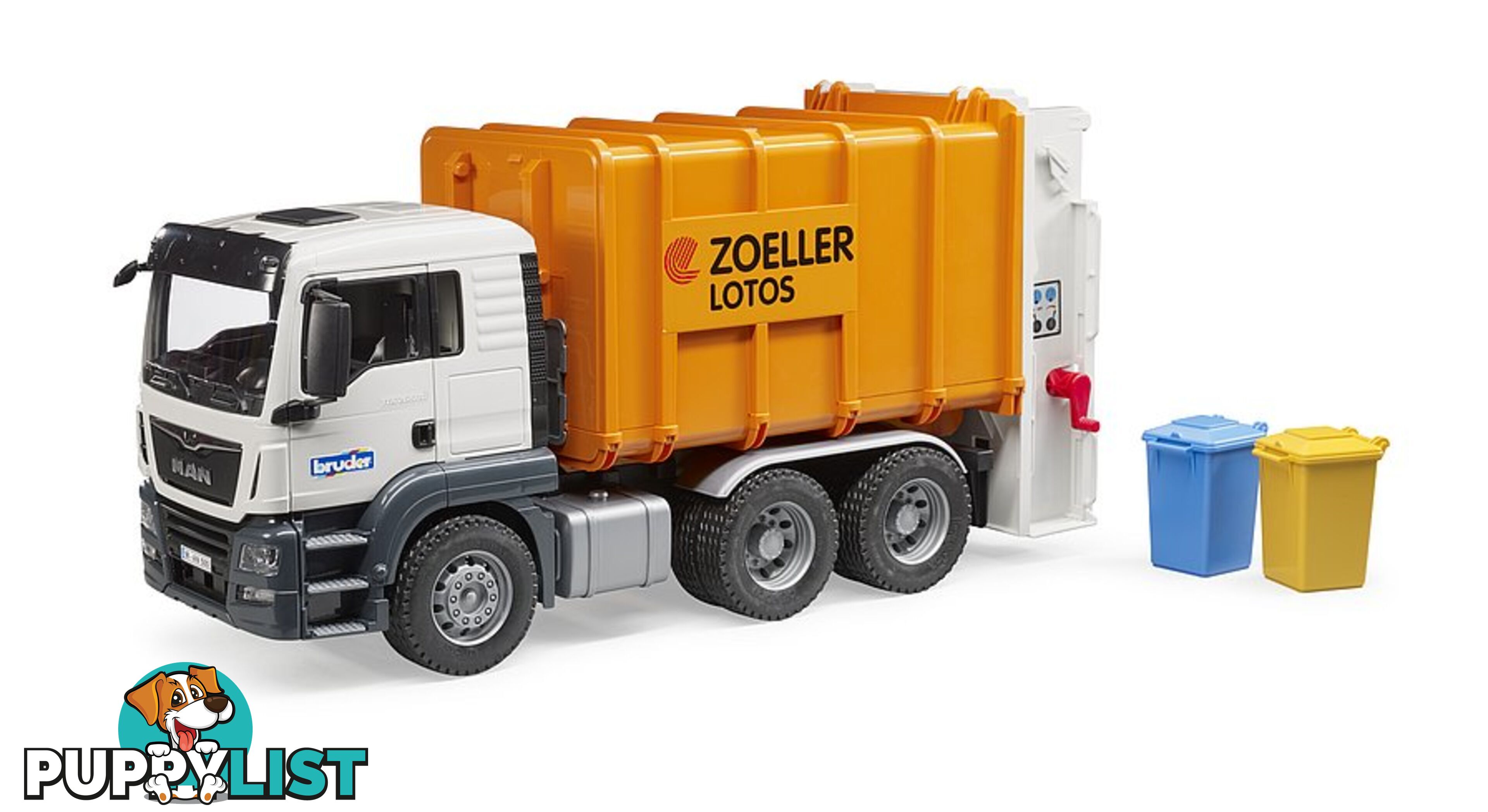 Bruder Man Tgs Rear-loading Garbage Truck - Bruder Commercial 03762 - 4001702037628