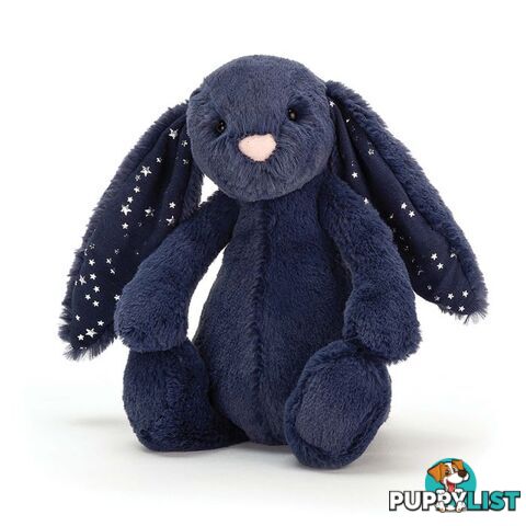 Jellycat Bashful Stardust Bunny Small Blue 18x9x10cm   Bass6sd - 670983116045