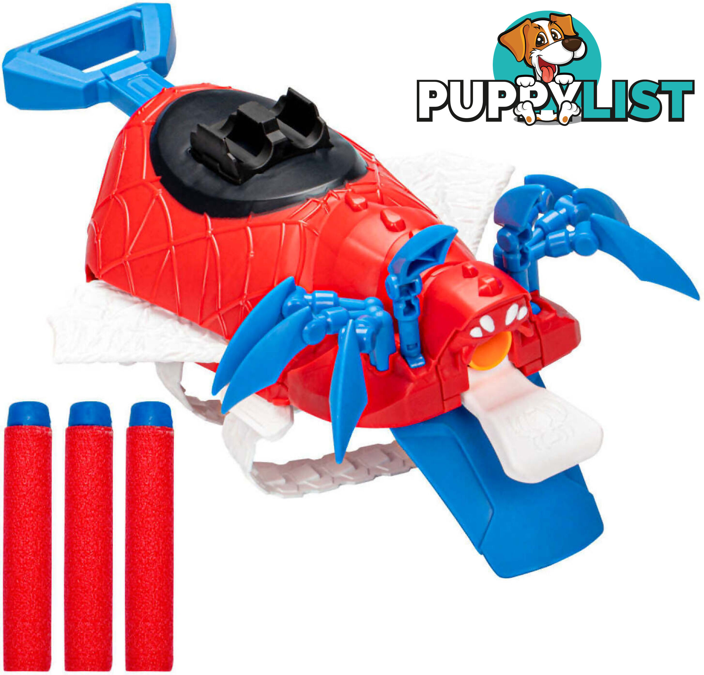 Marvel - Nerf Mech Strike Mechasaurs Spider-man Arachno Blaster - Hasbro - Hbf6677ax00 - 195166206486