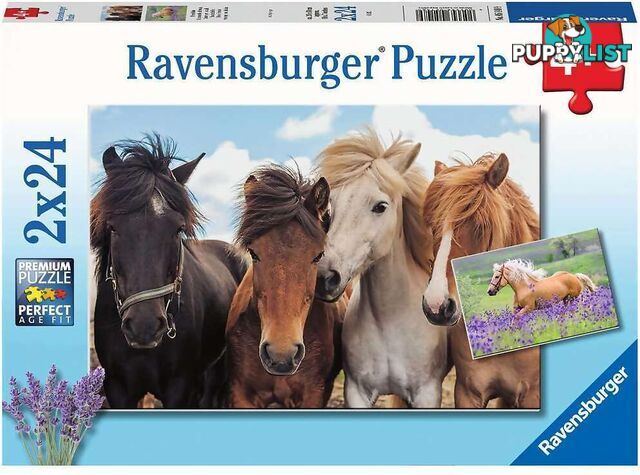 Ravensburger - Horse Friends Jigsaw Puzzle 2 X 24pc - Mdrb05148 - 4005556051489