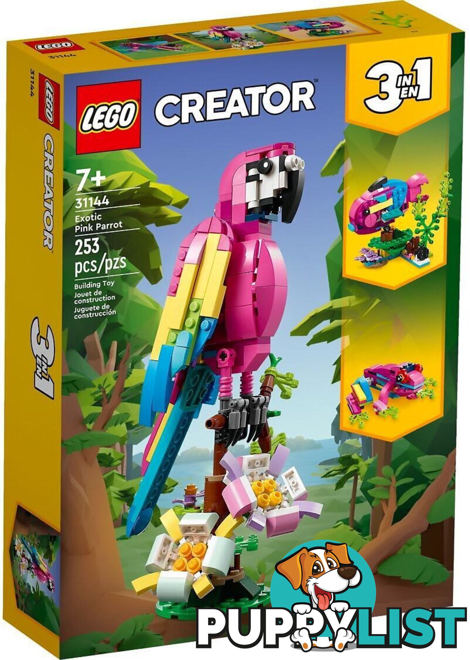 LEGO 31144 Exotic Pink Parrot - Creator 3in1 - 5702017468648