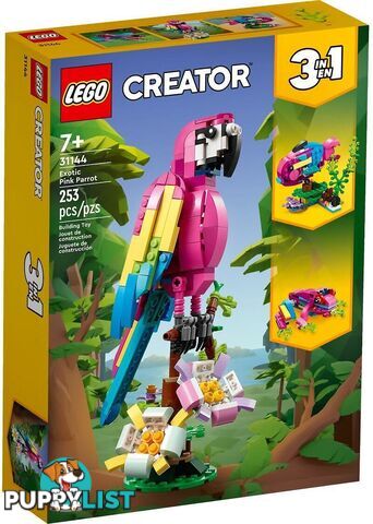 LEGO 31144 Exotic Pink Parrot - Creator 3in1 - 5702017468648