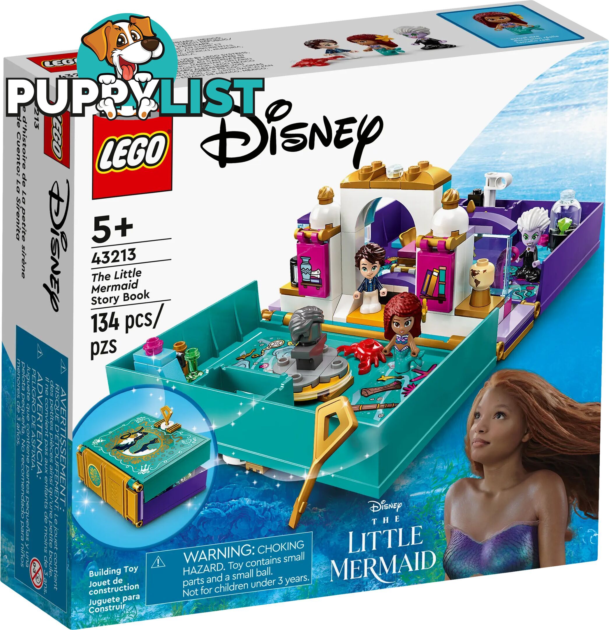 LEGO 43213 The Little Mermaid Story Book - Disney Princess - 5702017424804