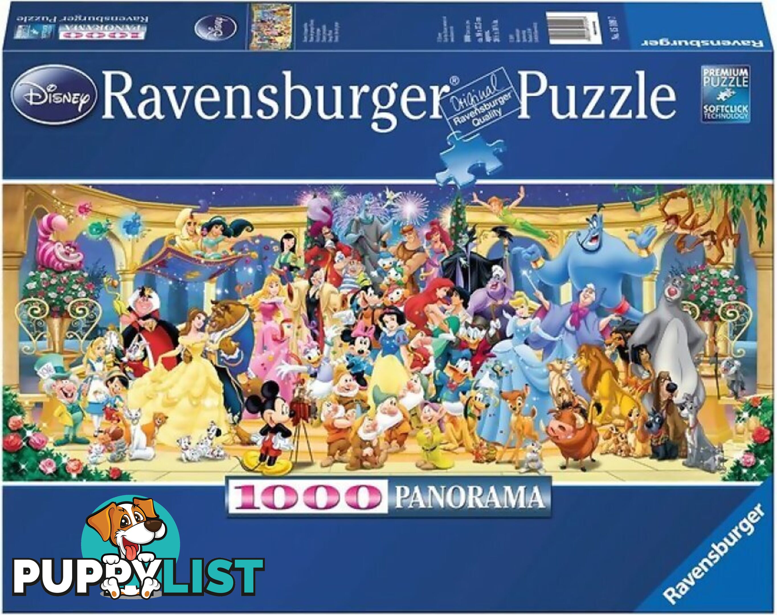 Ravensburger - Disney Group Photo Panorama Jigsaw Puzzle 1000pc - Mdrb15109 - 4005556151097