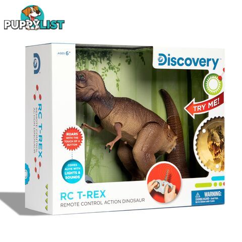 Discovery Rc T-rex Remote Control Dinosaur Art62659 - 4894088051995