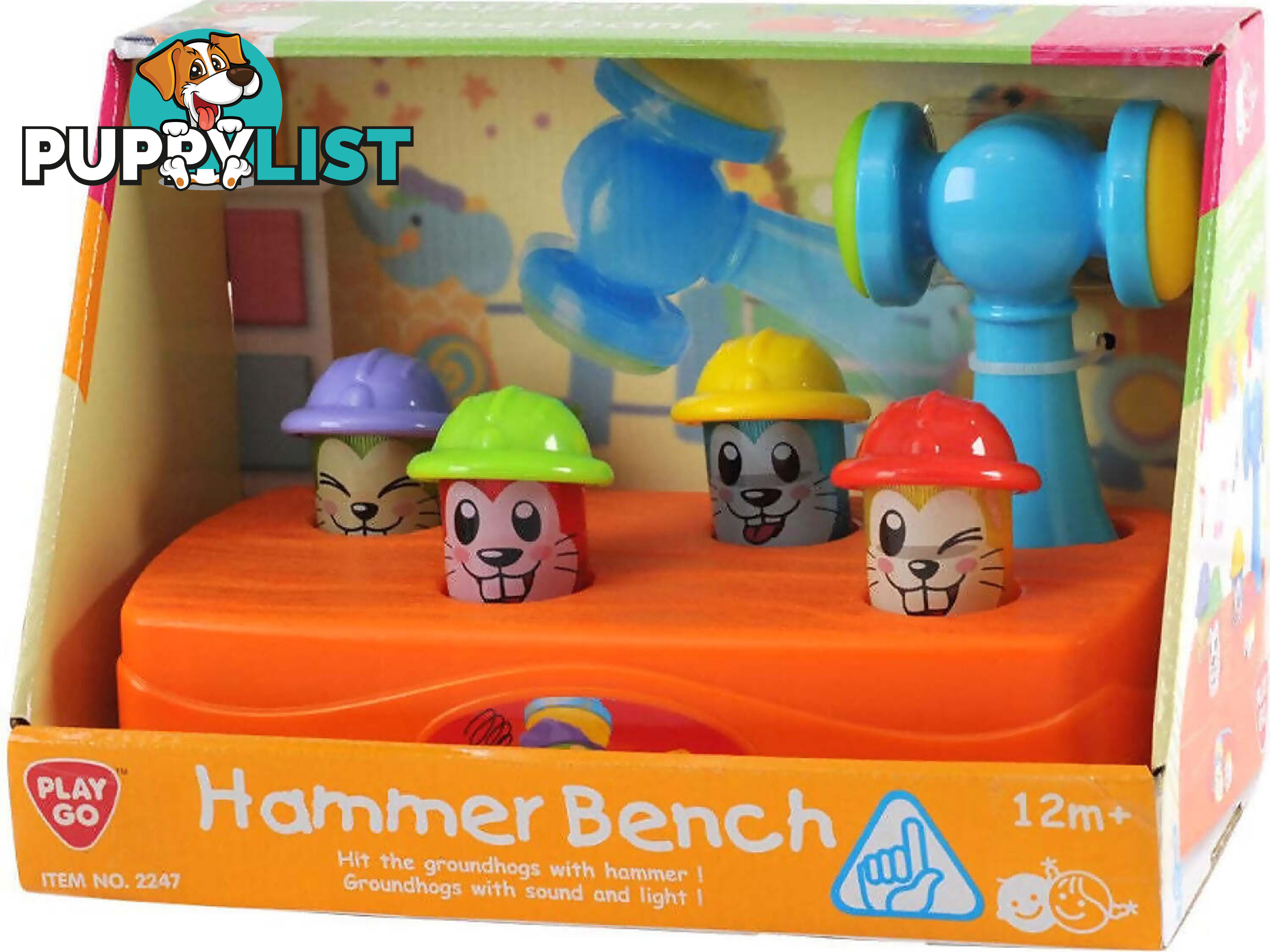 Playgo Toys Ent. Ltd. - Hammer Bench Battery Operated - Art60099 - 4892401022479