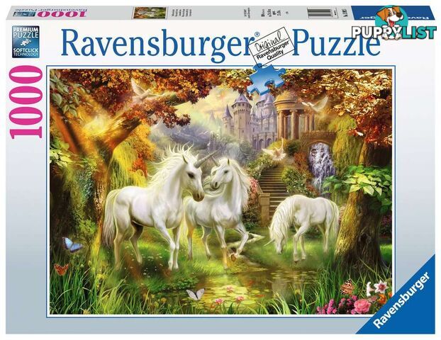 Ravensburger - Unicorns In The Forest Jigsaw Puzzle 1000 Piece Rb15992 - 4005556159925