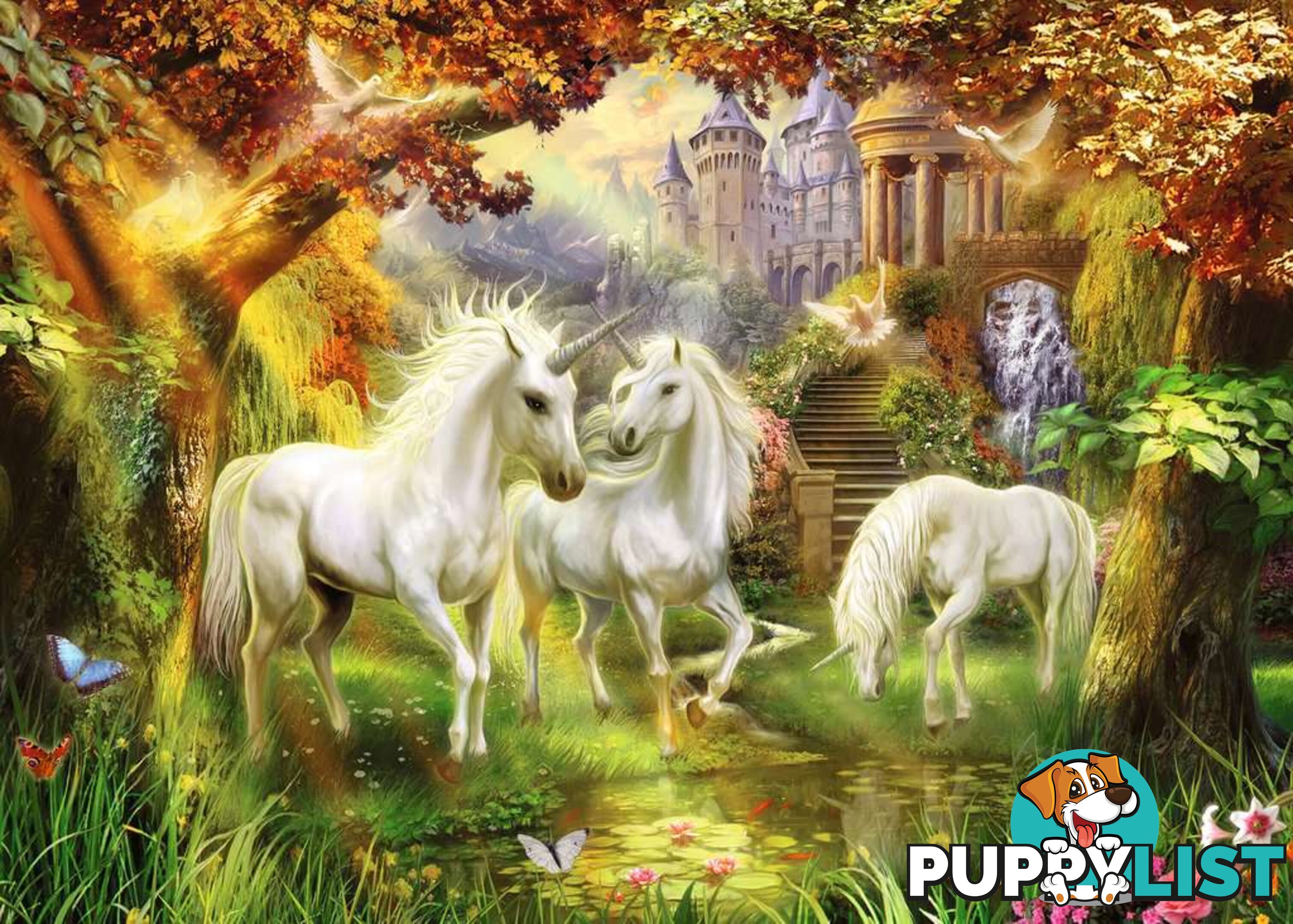 Ravensburger - Unicorns In The Forest Jigsaw Puzzle 1000 Piece Rb15992 - 4005556159925