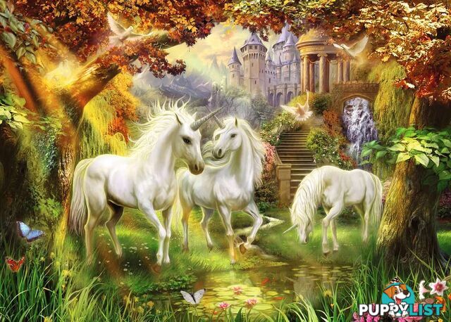 Ravensburger - Unicorns In The Forest Jigsaw Puzzle 1000 Piece Rb15992 - 4005556159925