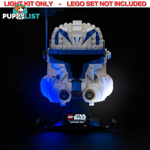 Light Kit For LEGO Star Wars Captain Rex Helmet 75349 - Light My Bricks - Lb75452389391 - 754523893914