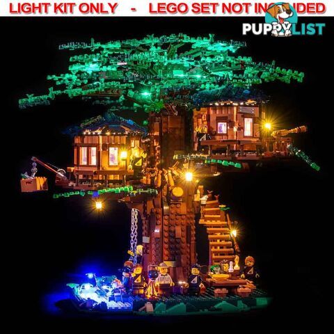 LIGHT KIT for LEGO Tree House 21318 - Light My Bricks - 793591189581