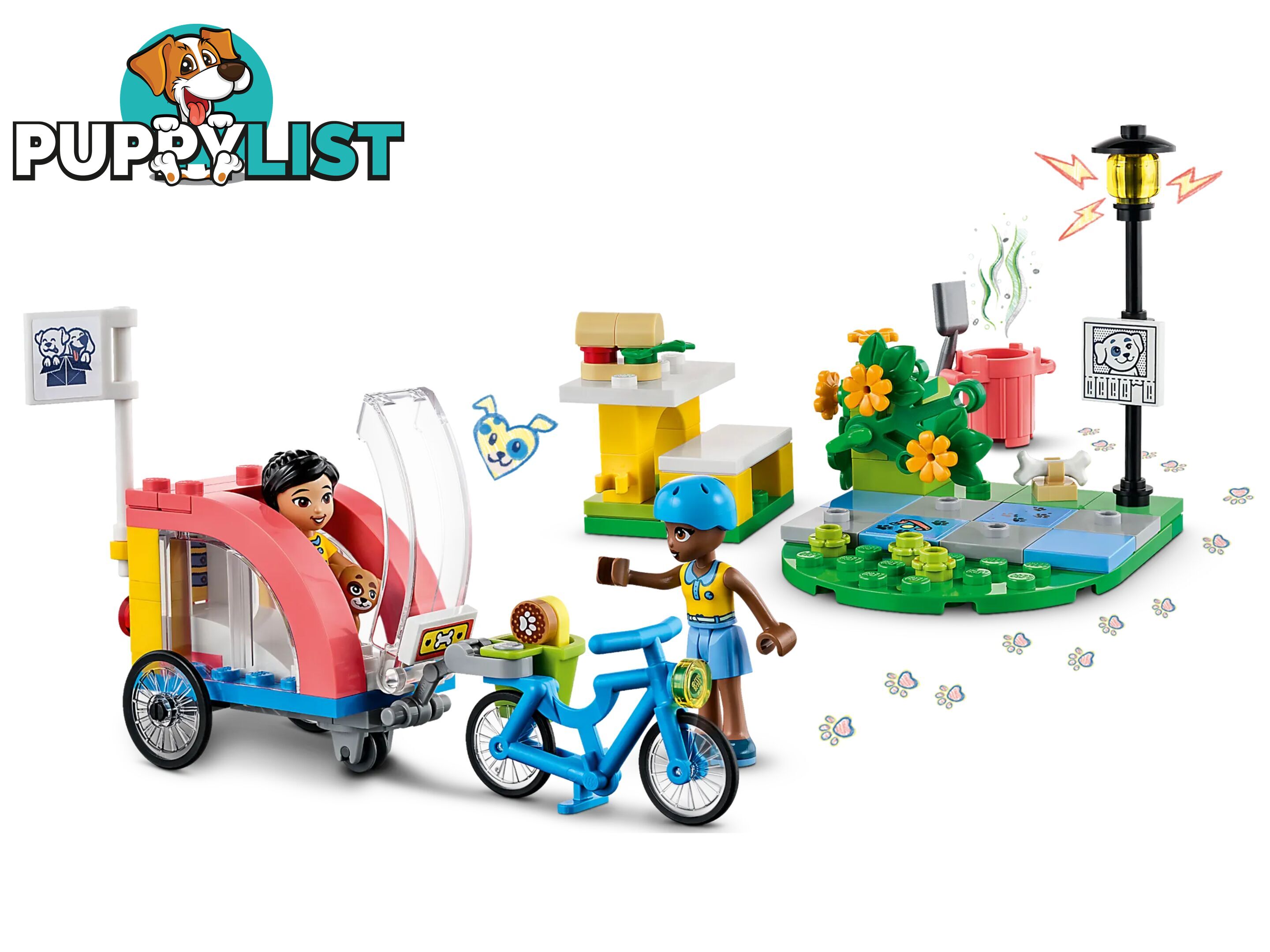 LEGO 41738 Dog Rescue Bike - Friends - 5702017415239