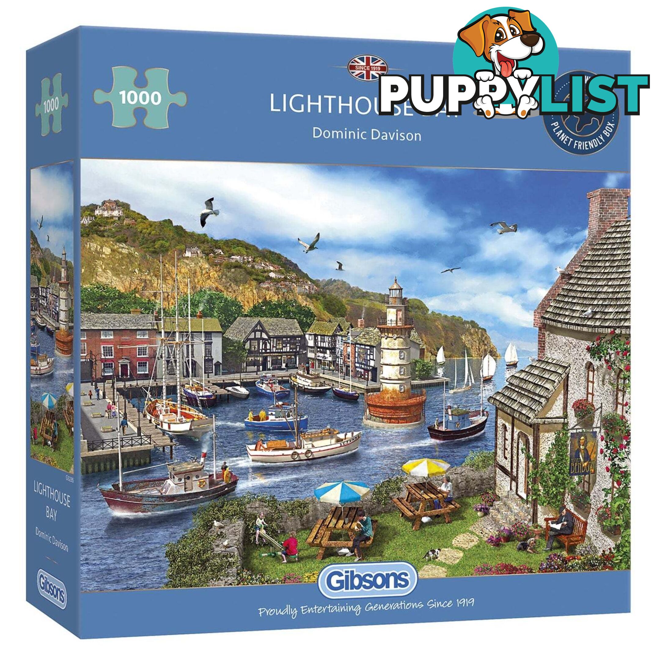 Gibsons - Lighthouse Bay Admiral Benbow - Jigsaw Puzzle 1000pc - Jdgib062854 - 5012269062854