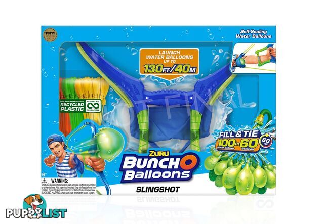 Zuru - Bunch O Balloons Slingshot With 100 Balloons Azazt56316 - 193052019455