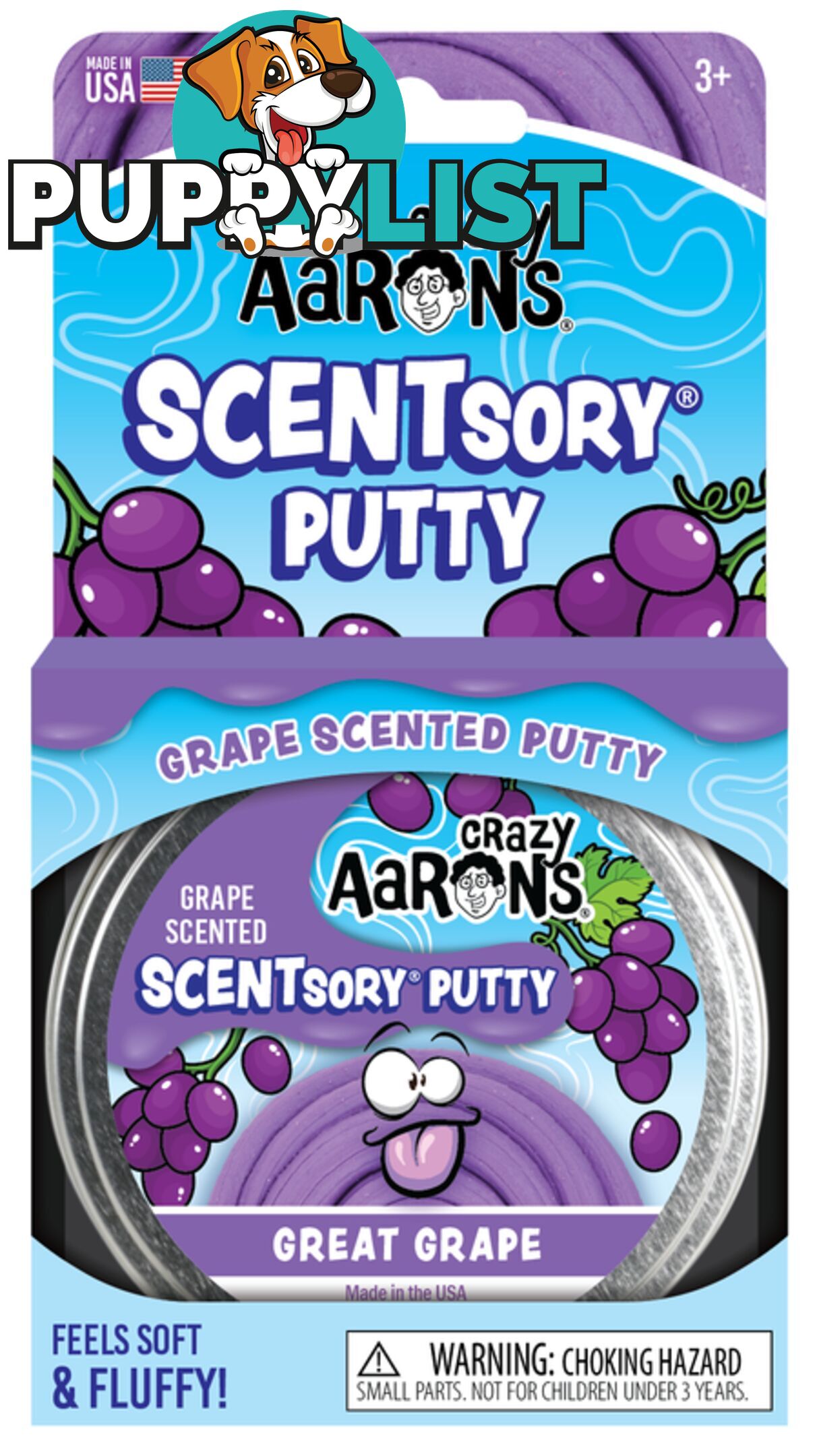 Crazy Aaron's Scentsory Putty Great Grape 2.5inch - Bgscngr055 - 810066953031