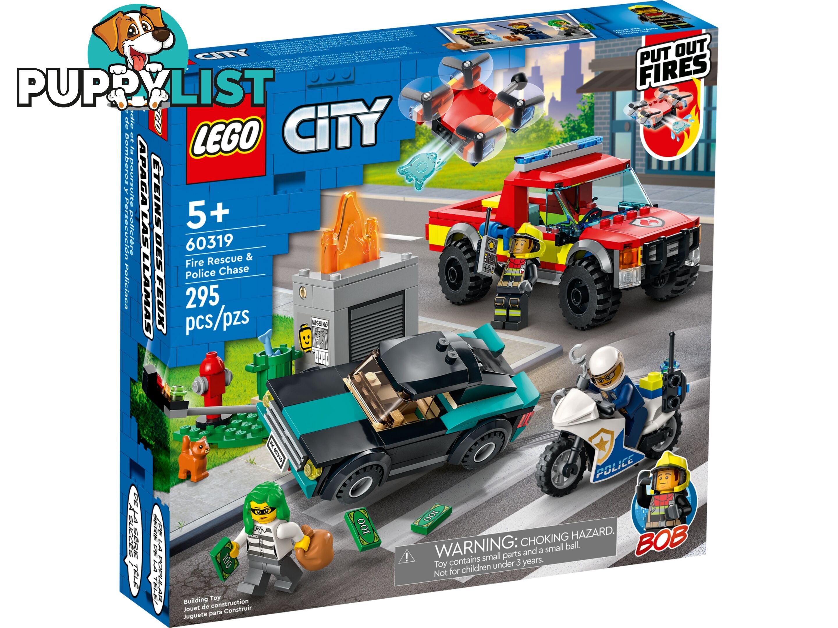 LEGO 60319 Fire Rescue & Police Chase - City - 5702017161037