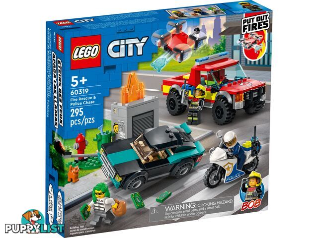 LEGO 60319 Fire Rescue & Police Chase - City - 5702017161037