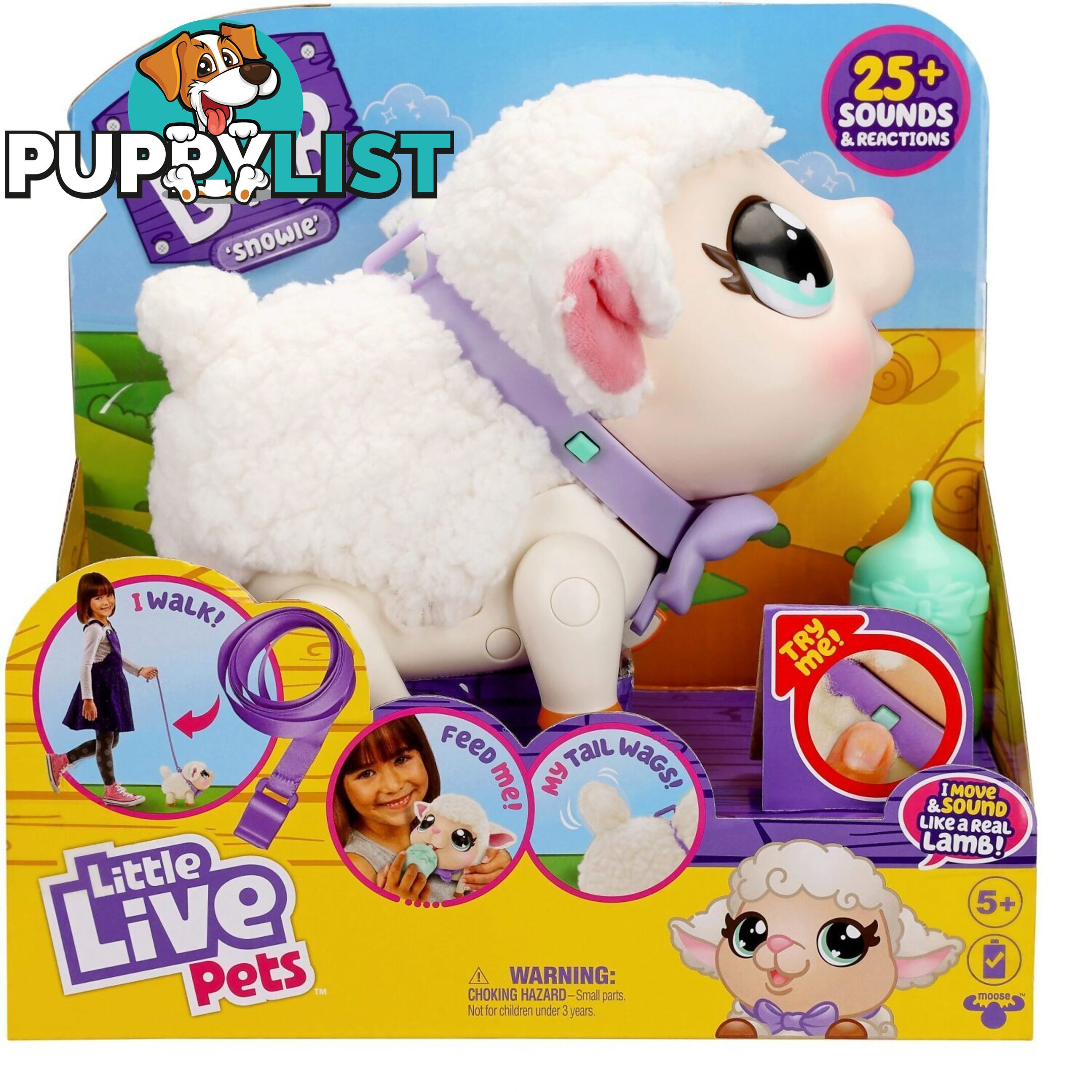 Little Live Pets - My Pet Lamb Snowie - Mj26476 - 630996264768