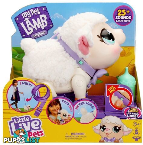 Little Live Pets - My Pet Lamb Snowie - Mj26476 - 630996264768