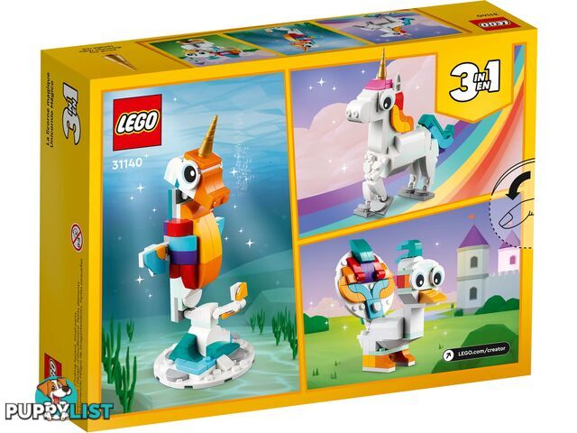 LEGO 31140 Magical Unicorn -Creator 3in1 - 5702017415932