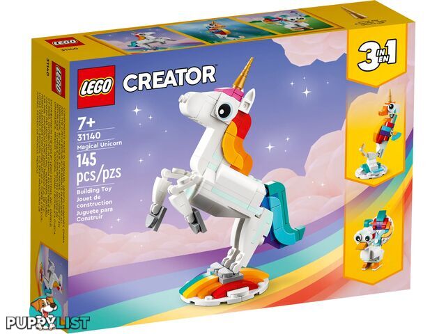 LEGO 31140 Magical Unicorn -Creator 3in1 - 5702017415932