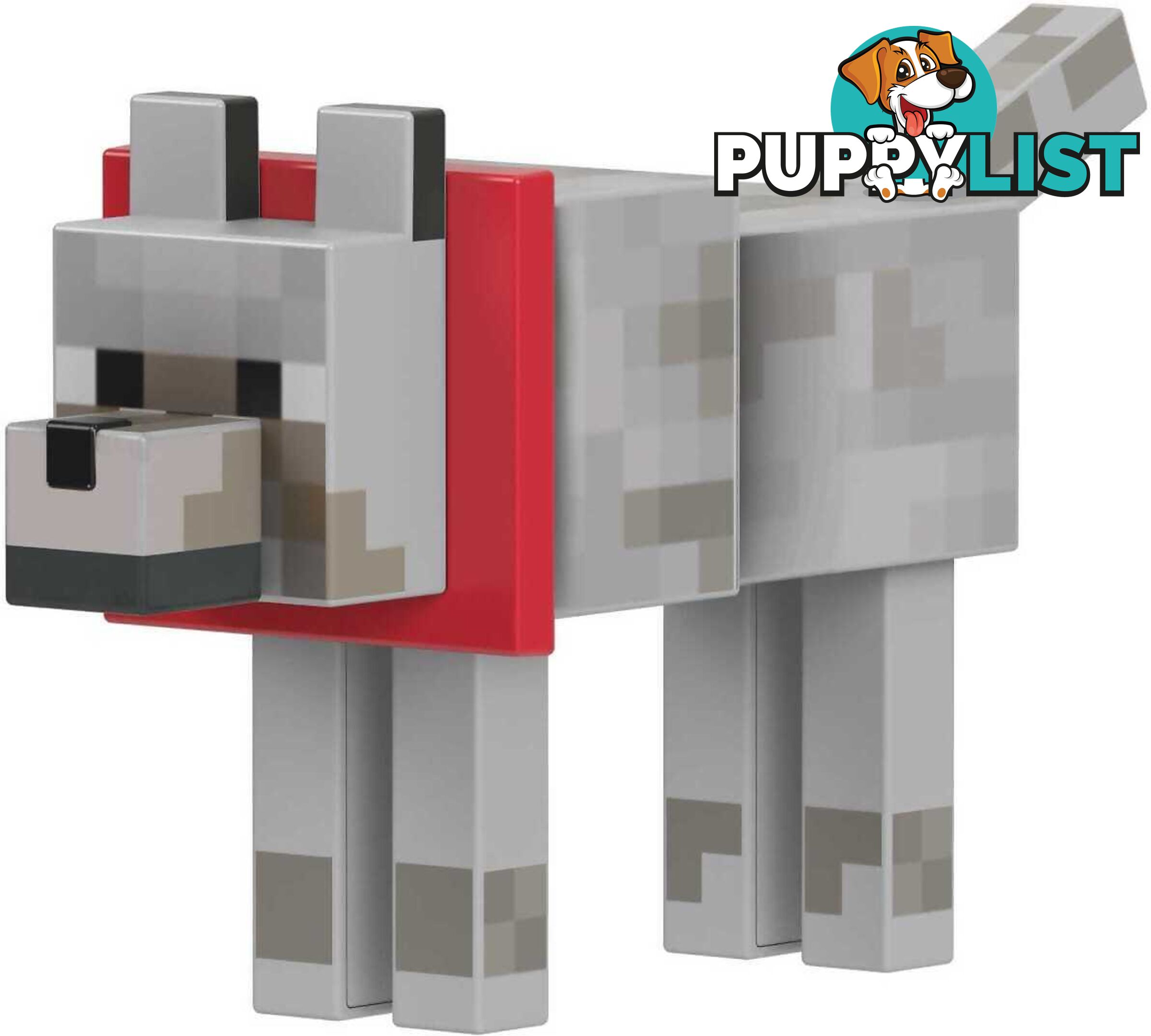 Minecraft - Diamond Wolf Action Figure With Accessories 5.5-inch Toy Collectible - Mattel - Mahln41 - 194735116041