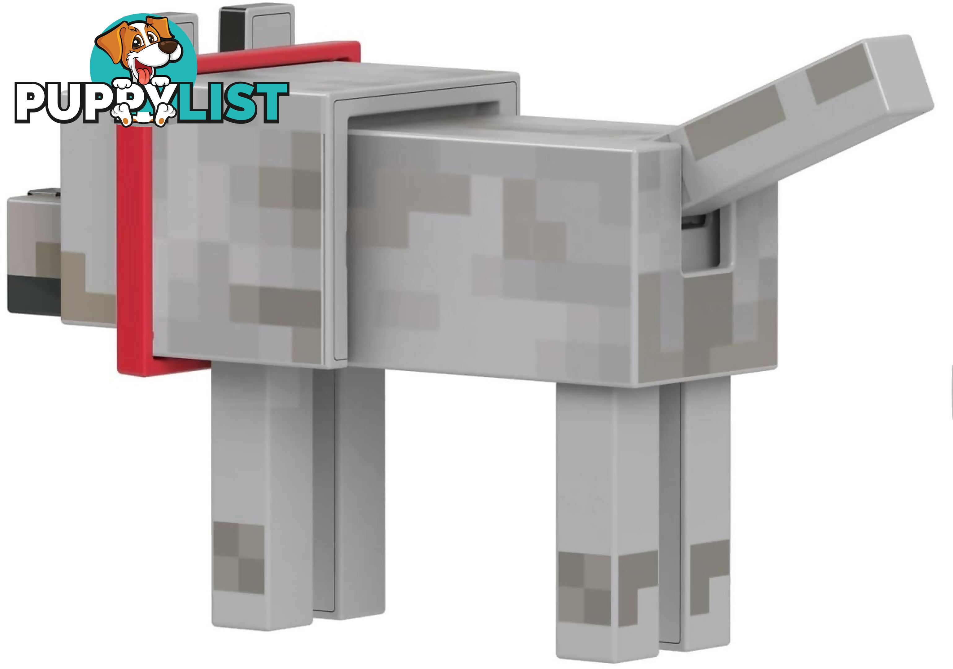 Minecraft - Diamond Wolf Action Figure With Accessories 5.5-inch Toy Collectible - Mattel - Mahln41 - 194735116041