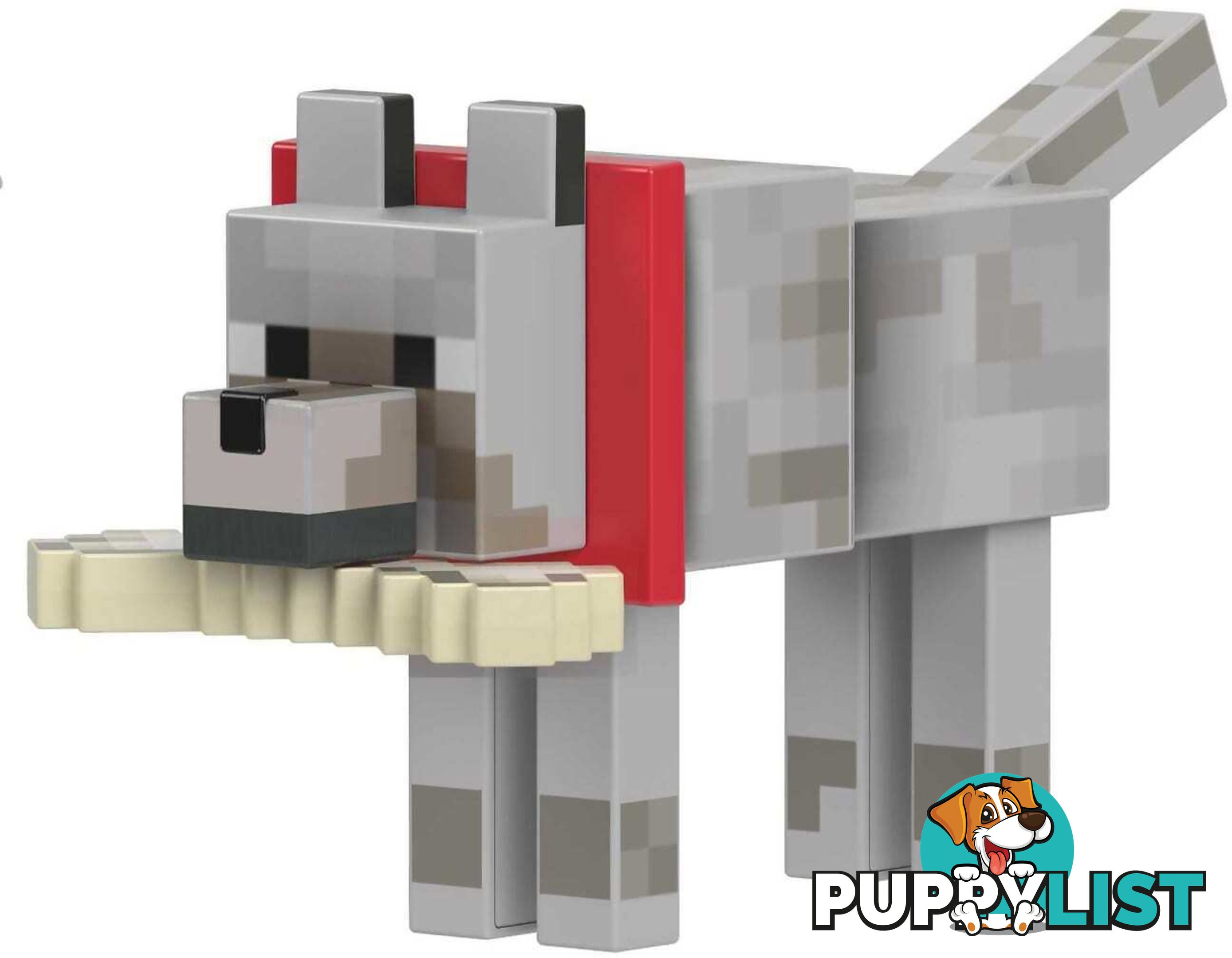 Minecraft - Diamond Wolf Action Figure With Accessories 5.5-inch Toy Collectible - Mattel - Mahln41 - 194735116041