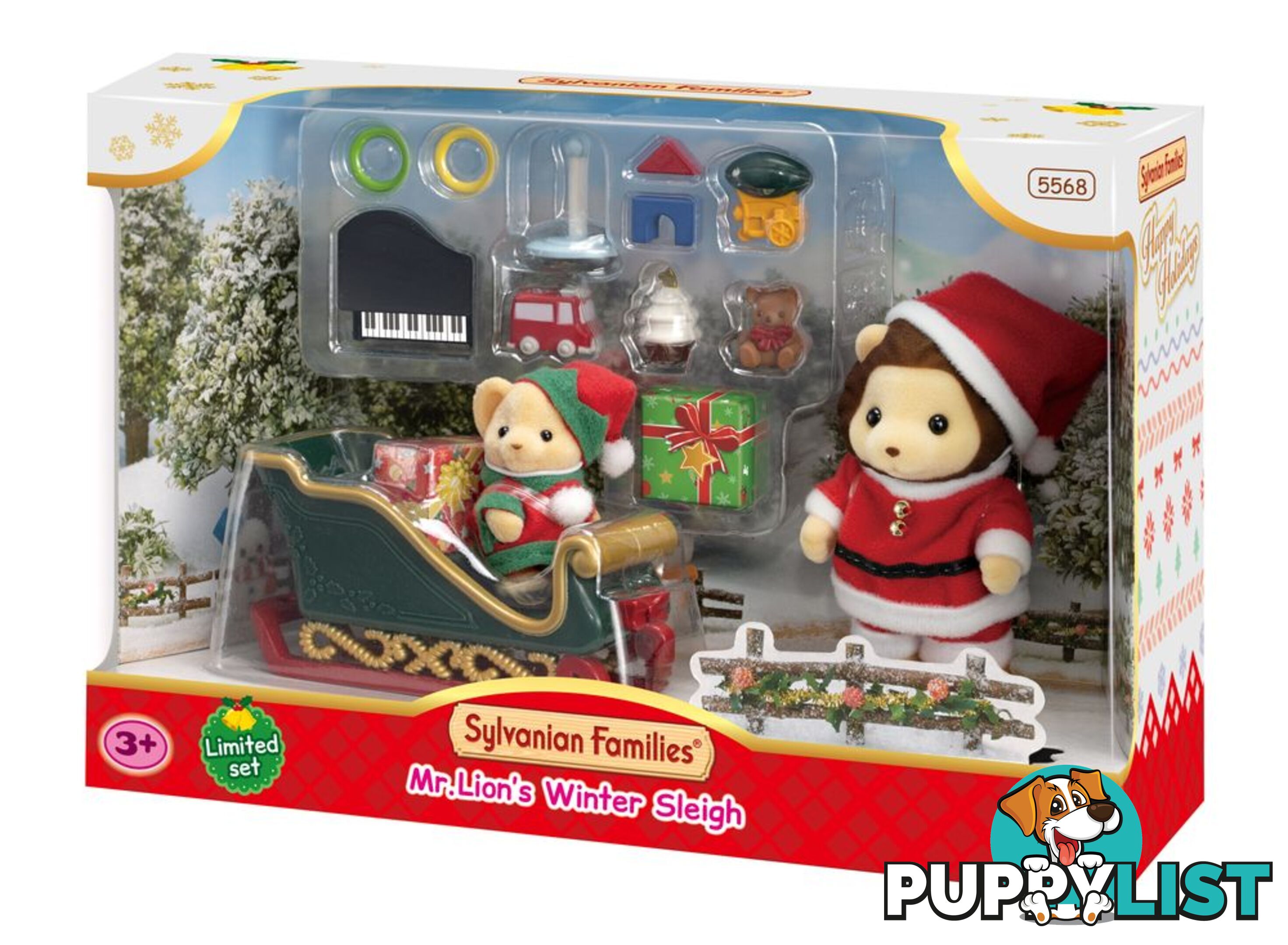 Sylvanian Families - Mr Lion's Winter Sleigh - Mdsf5568 - 5054131055687