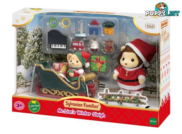 Sylvanian Families - Mr Lion's Winter Sleigh - Mdsf5568 - 5054131055687