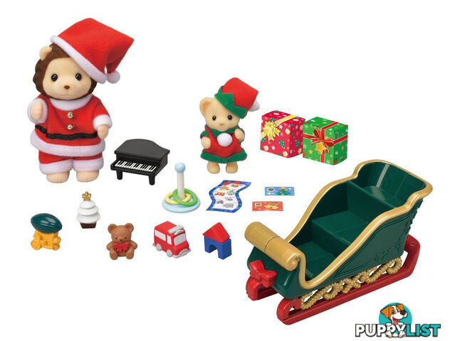 Sylvanian Families - Mr Lion's Winter Sleigh - Mdsf5568 - 5054131055687