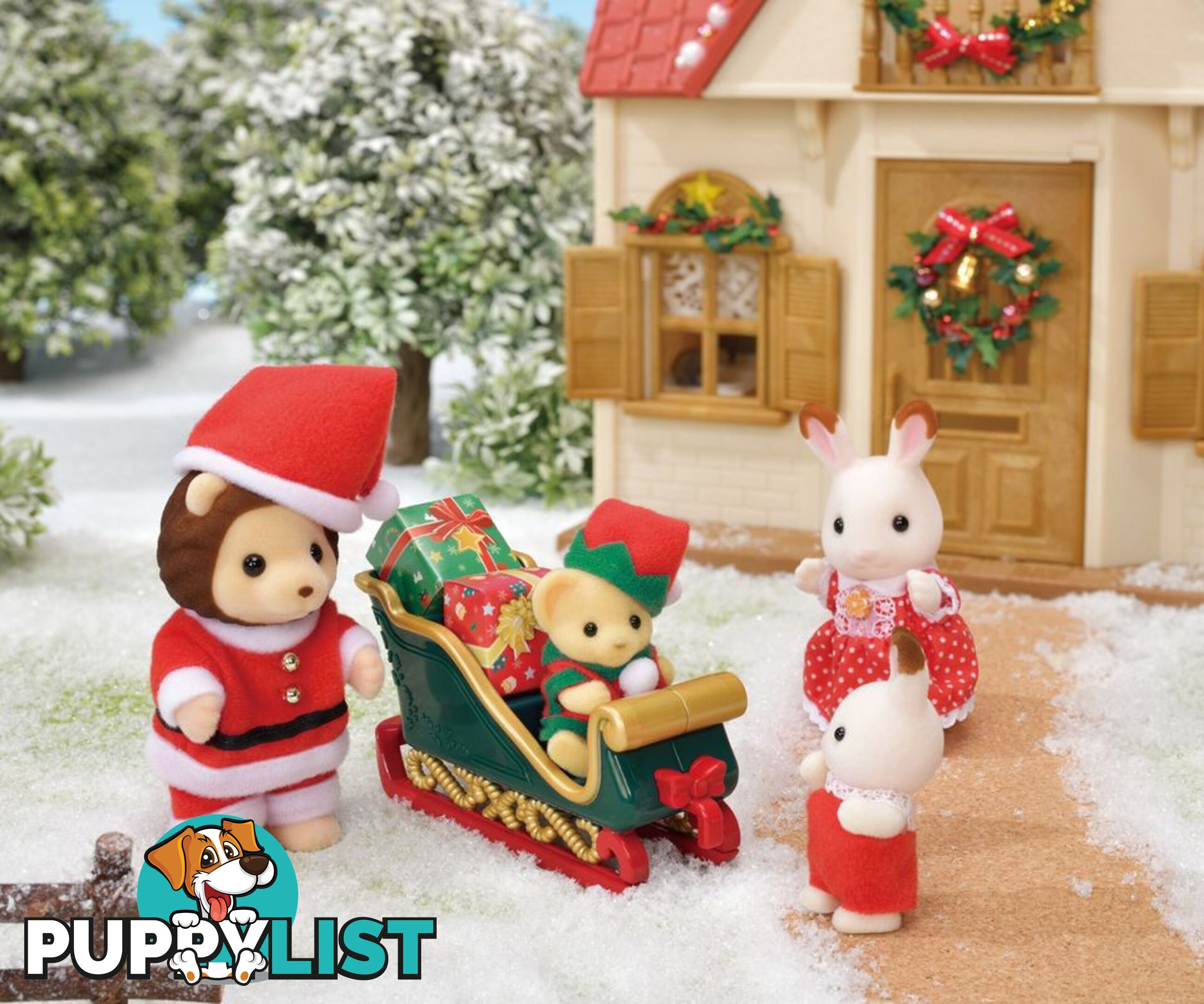 Sylvanian Families - Mr Lion's Winter Sleigh - Mdsf5568 - 5054131055687