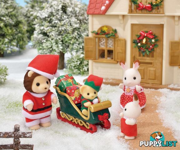 Sylvanian Families - Mr Lion's Winter Sleigh - Mdsf5568 - 5054131055687