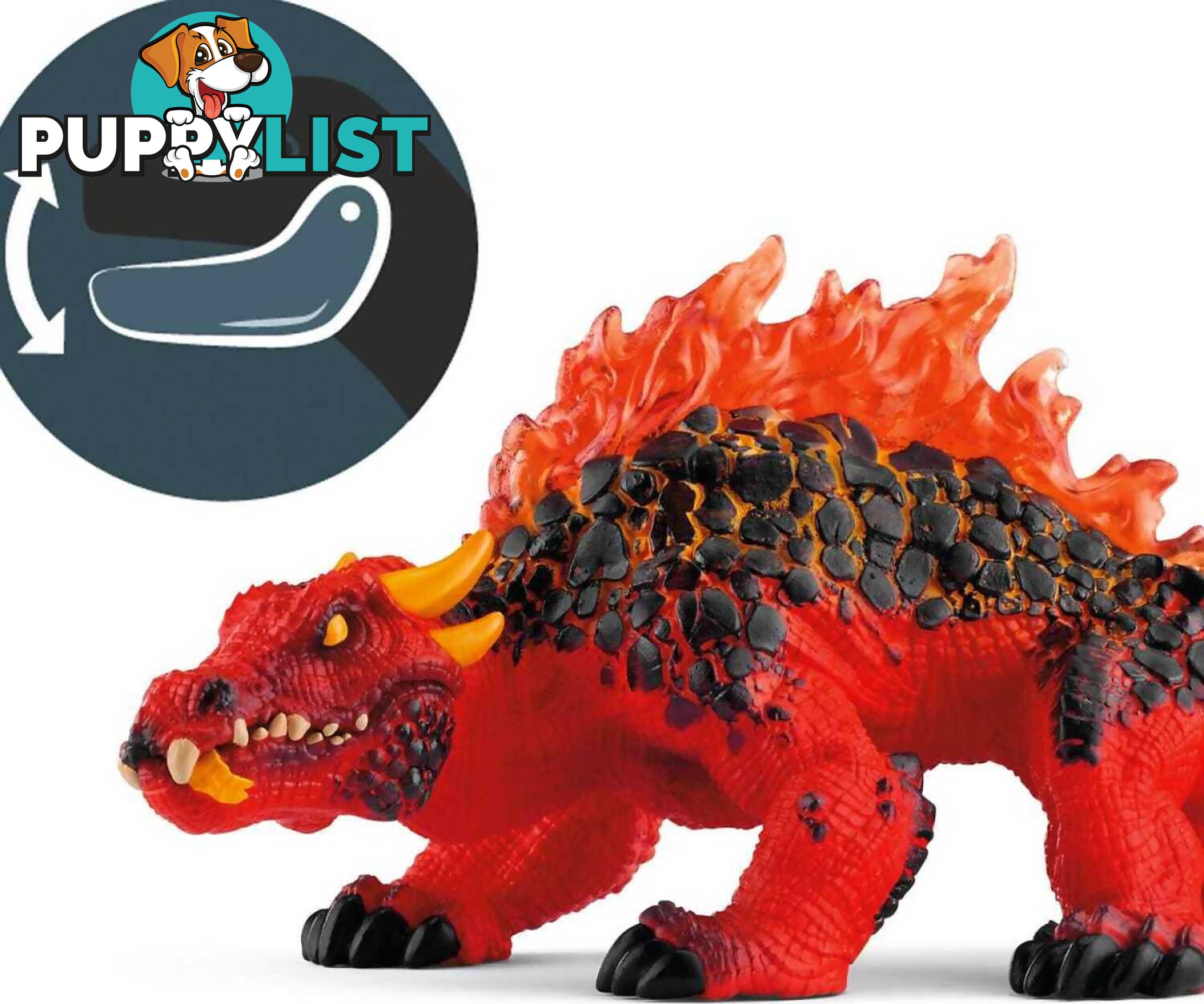 Schleich - Magma Lizard - Mdsc70156 - 4059433696829