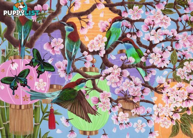 Ravensburger - Cherry Blossom Time Jigsaw Puzzle 1000pc Rb16764 - 4005556167647