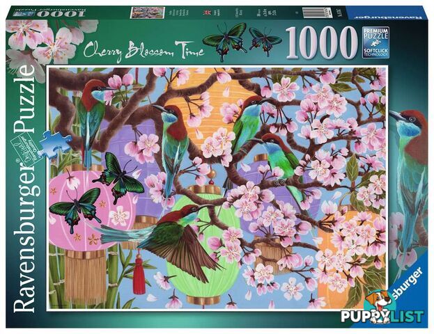 Ravensburger - Cherry Blossom Time Jigsaw Puzzle 1000pc Rb16764 - 4005556167647