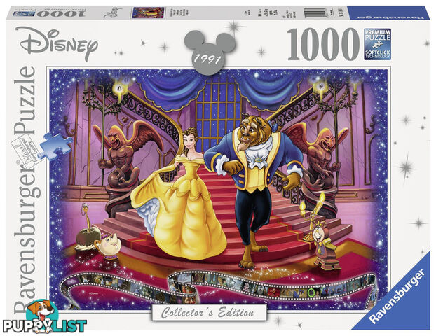 Ravensburger - Disney Moments 1991 Beauty Beast 1000 Piece Collector's Edition Puzzle- Mdrb19746 - 4005556197460