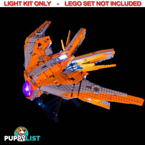 LIGHT KIT for LEGO The Guardians Ship 76193 - Light My Bricks - 744109767623