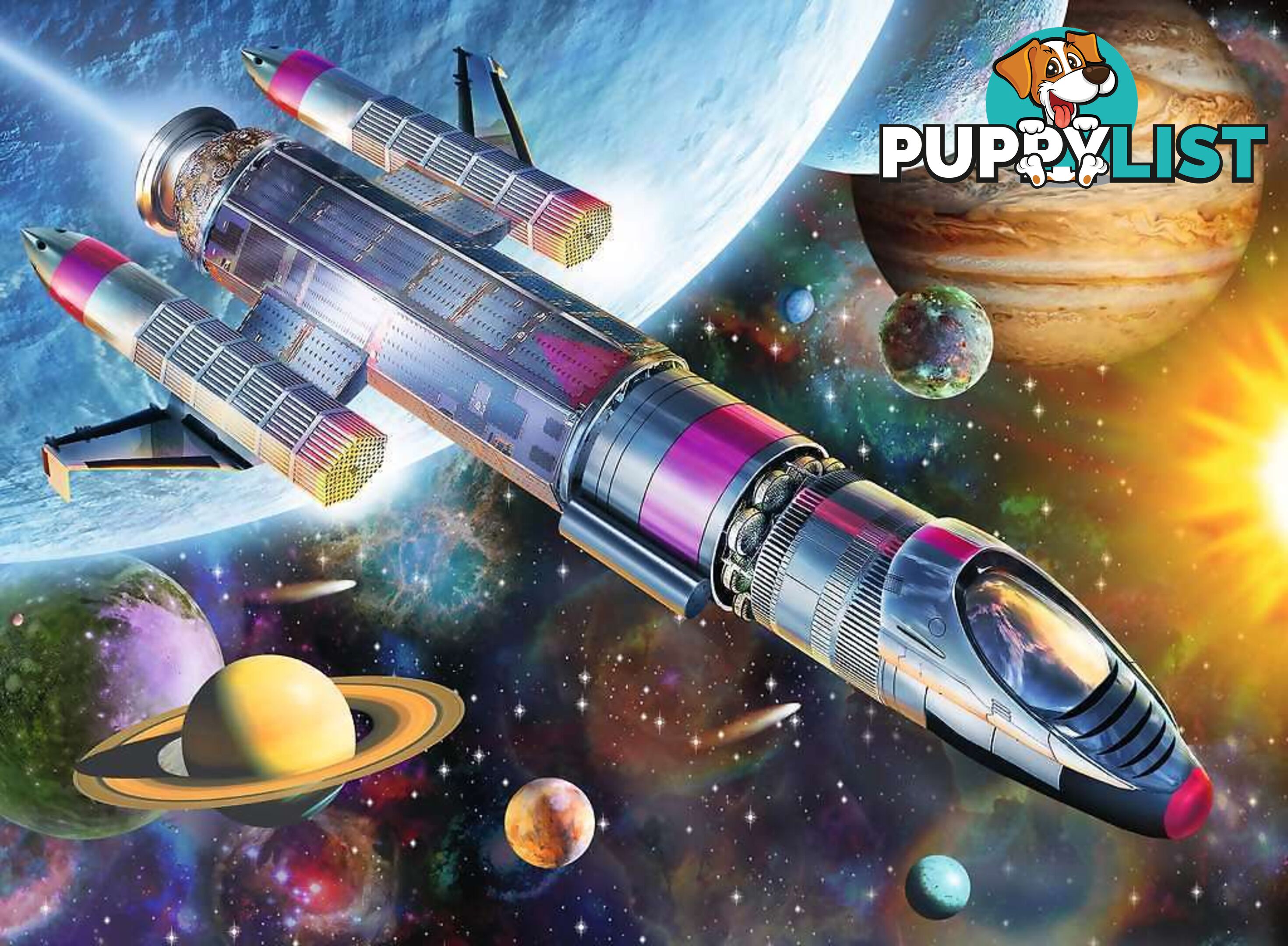 Ravensburger - Mission In Space Jigsaw Puzzle 100pc - Mdrb12939 - 4005556129393