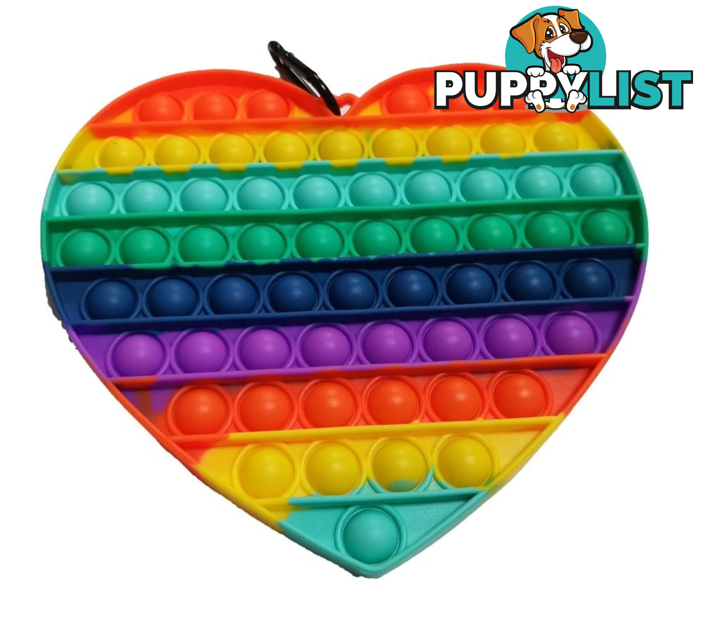 Pop It Bubble Rainbow Heart Supersized - Azct168799 - 6973370343999