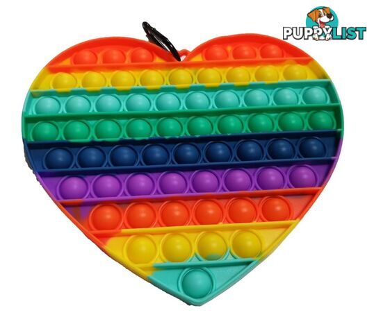 Pop It Bubble Rainbow Heart Supersized - Azct168799 - 6973370343999