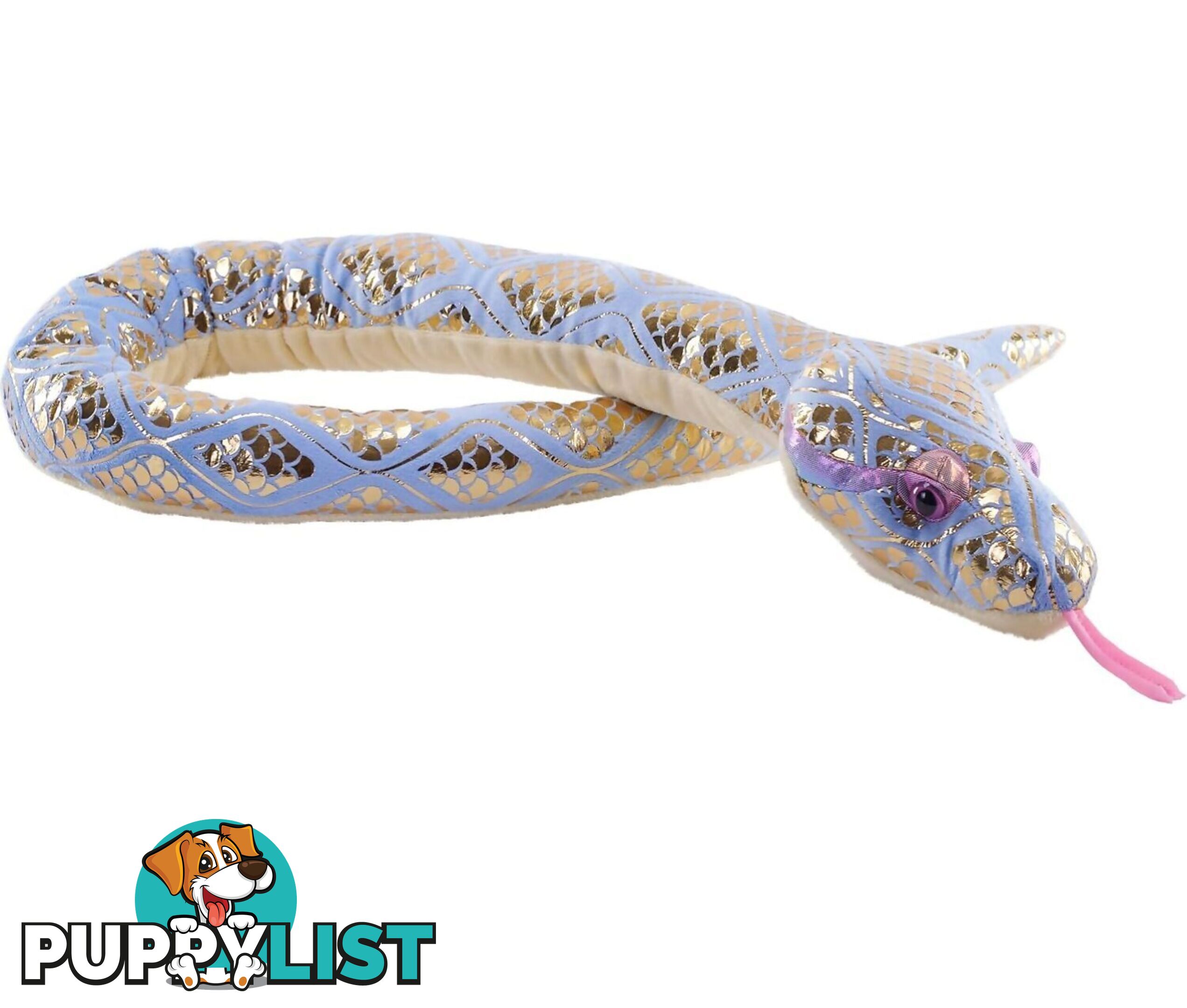 Wild Republic - Plush Snake Foil Diamond Blue 173cm - Wr27777 - 092389277777