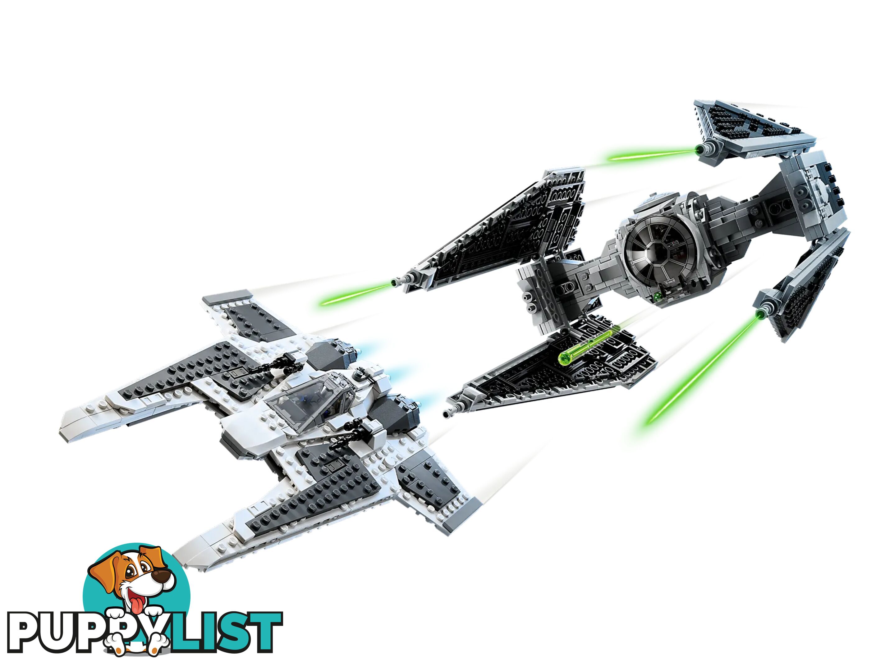 LEGO 75348 Mandalorian Fang Fighter vs. TIE Interceptorâ„¢ - Star Wars - 5702017421339