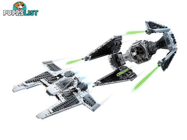 LEGO 75348 Mandalorian Fang Fighter vs. TIE Interceptorâ„¢ - Star Wars - 5702017421339